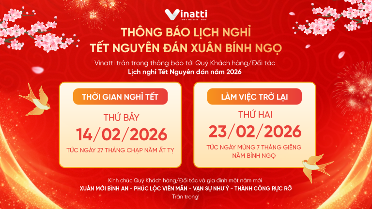 THÔNG BÁO LỊCH NGHỈ TẾT NGUYÊN ĐÁN XUÂN BÍNH NGỌ 2026